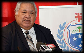 Prime Minister Tuilaepa Sailele Chairman Samoa Rugby Union